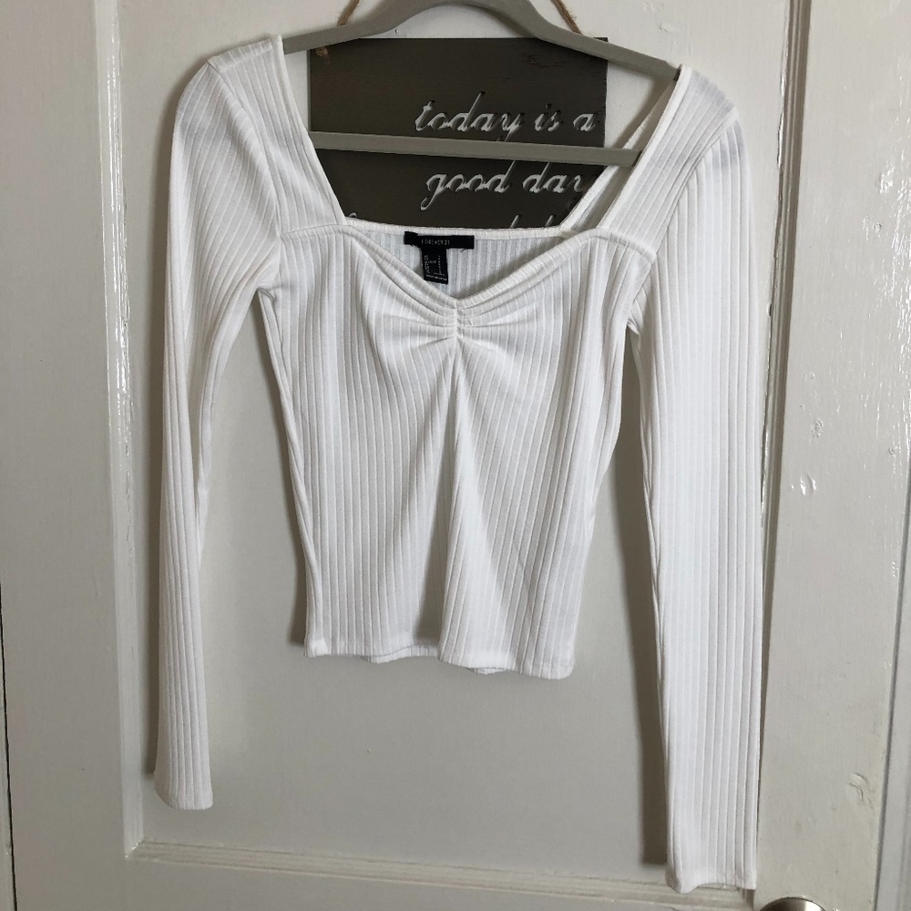 White Forever 21 tops